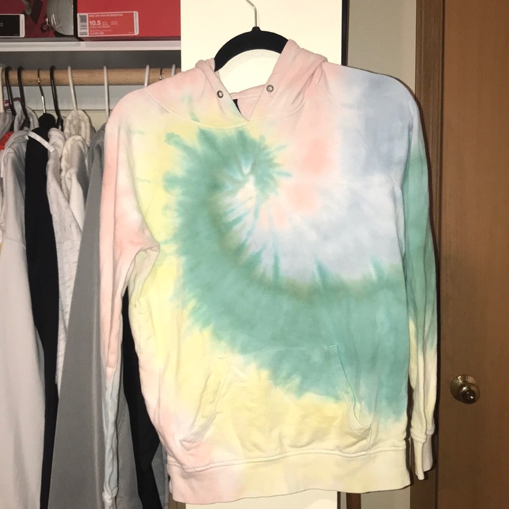 Pastel rye dye hoodie